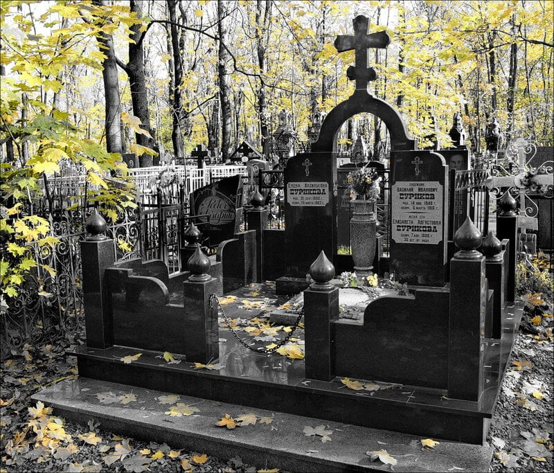 Могила Суриковых на Ваганьковском кладбище