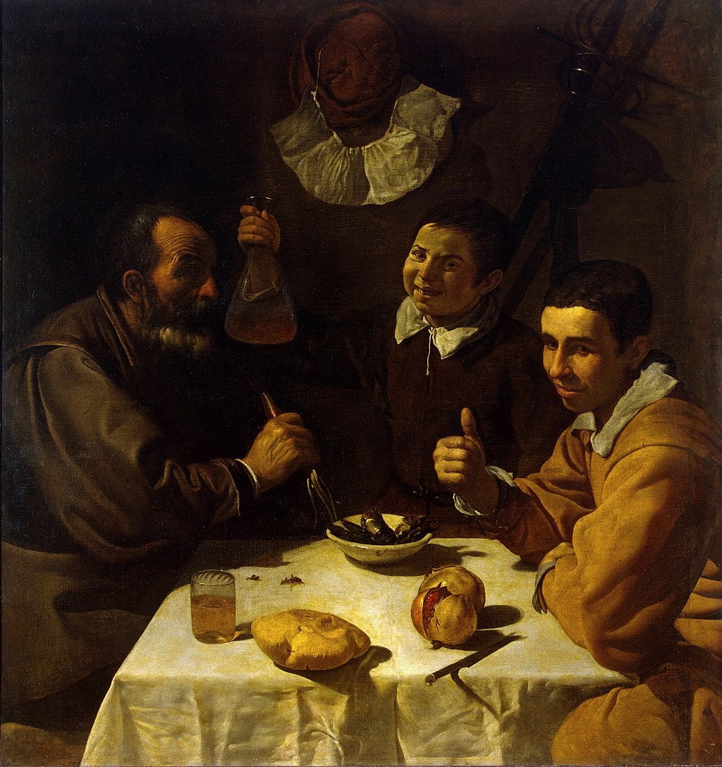 Диего Веласкес "Завтрак" 1617