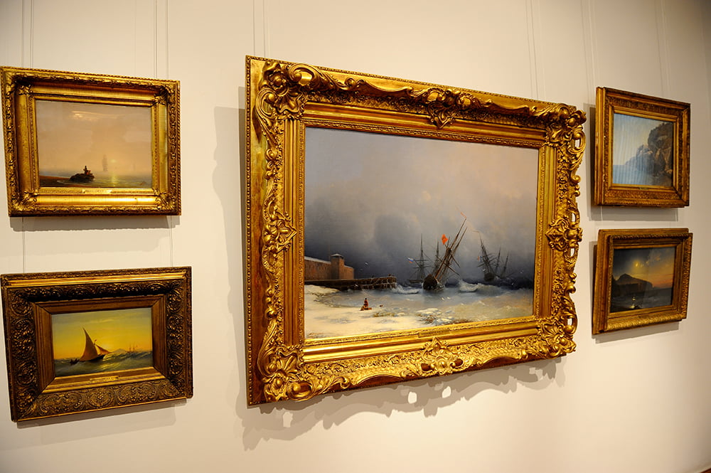 Картины Айвазовского в ТУльском художественном музее