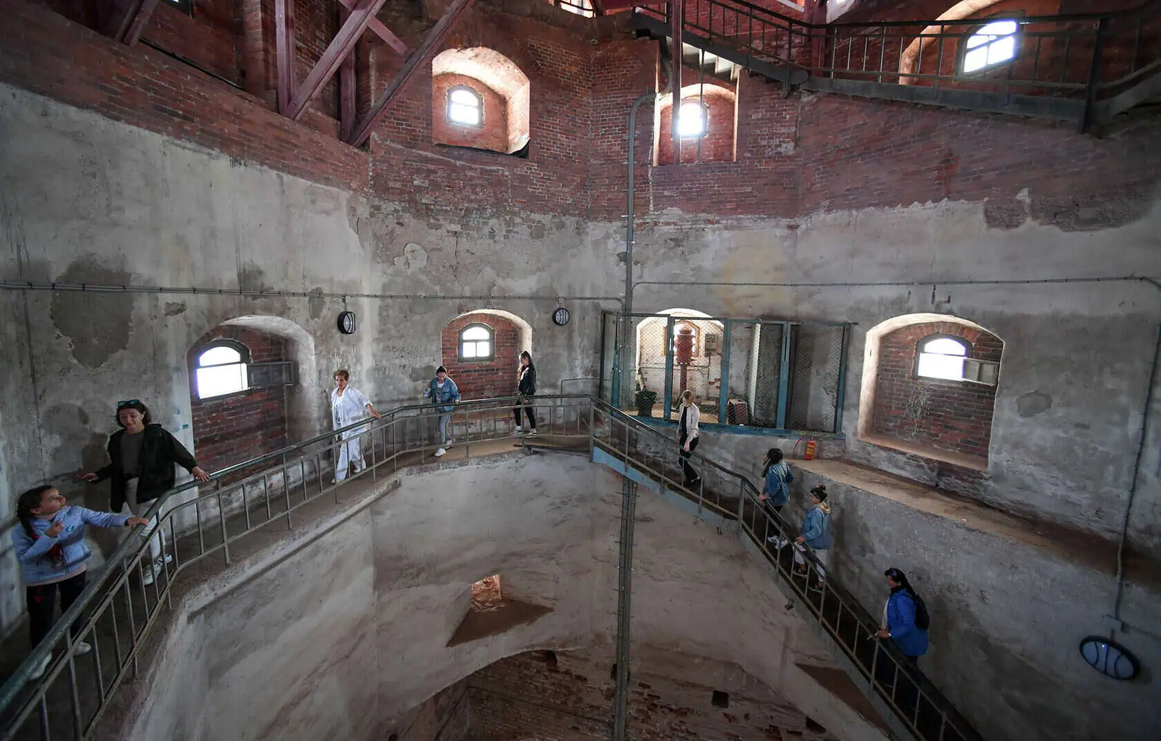 Выборгский замок. Башня святого Олафа. Подъем на смотровую площадку башни