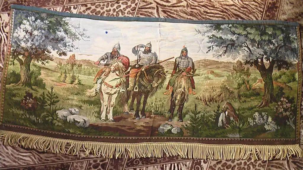 gobelen try bogatyrya