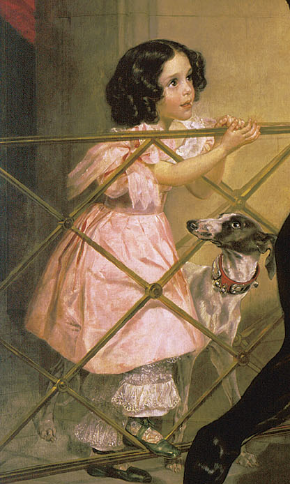 Карл Брюллов "Всадница". Фрагмент